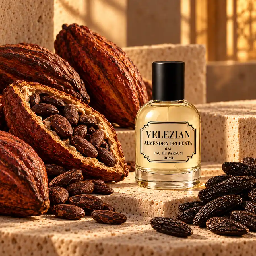 Notas de fondo de Almendra Opulenta - 623: Cacao y haba tonka