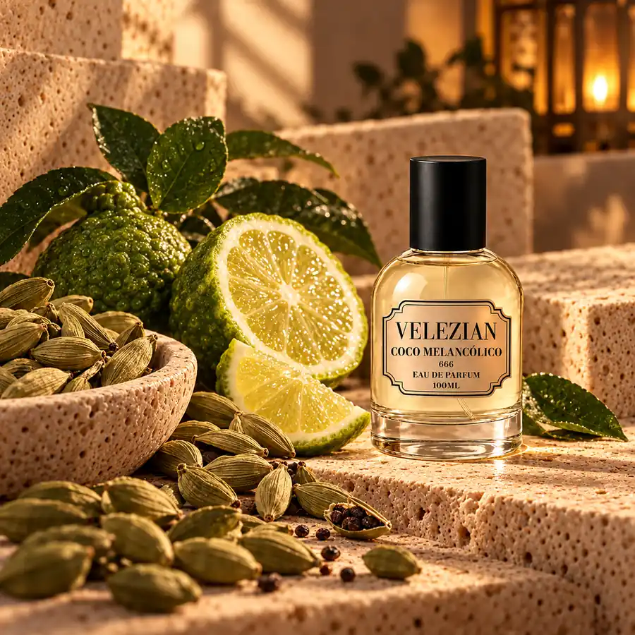 Notas de salida de Coco Melancólico - 666: Cardamomo y bergamota