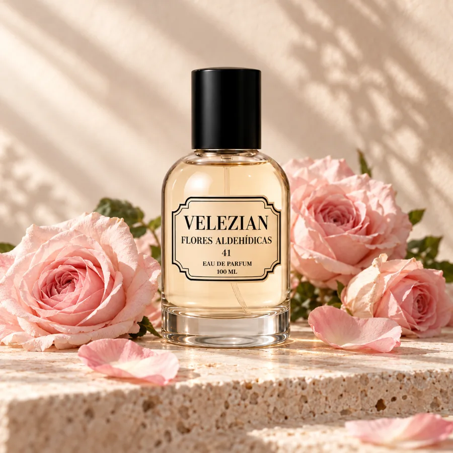 Flores Aldehídicas 41 de Velezian, familia olfativa floral