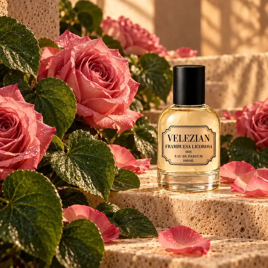 Notas de corazón de Frambuesa Licorosa - 608: Hoja de violeta y rosa