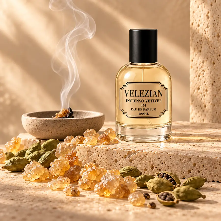 Notas de salida de Incienso Vetiver - 474: Incienso y cardamomo