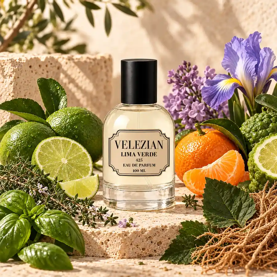 Lima Verde - 425 de Velezian con su composición cítrica, verde y amaderada