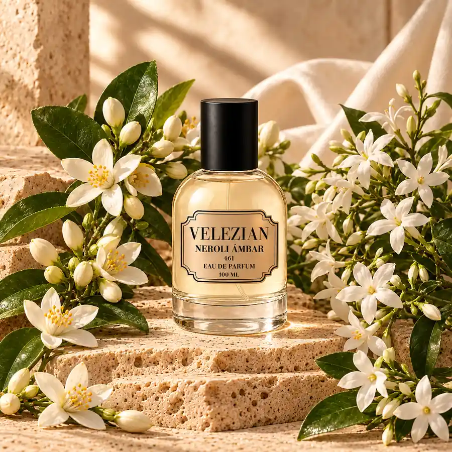 Notas de corazón de Neroli Ámbar - 461: Azahar, neroli y jazmín