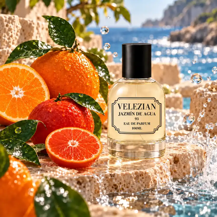 Notas de salida de Jazmín de Agua - 93: Limón de Amalfi, Menta